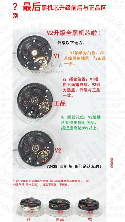 VS厂沛纳海438黑武士V2版手表能过专柜吗 第4张