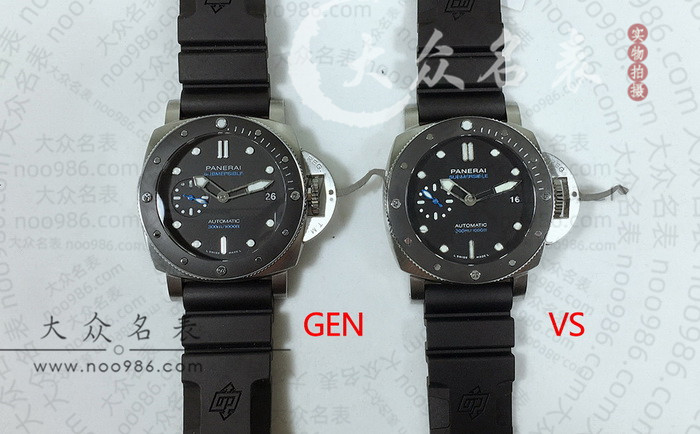 VS厂沛纳海手表对比正品有哪些破绽？ 第1张