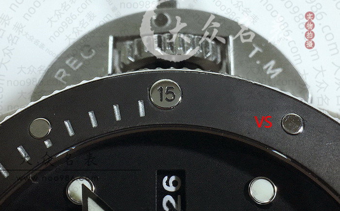 VS厂沛纳海手表对比正品有哪些破绽？ 第12张