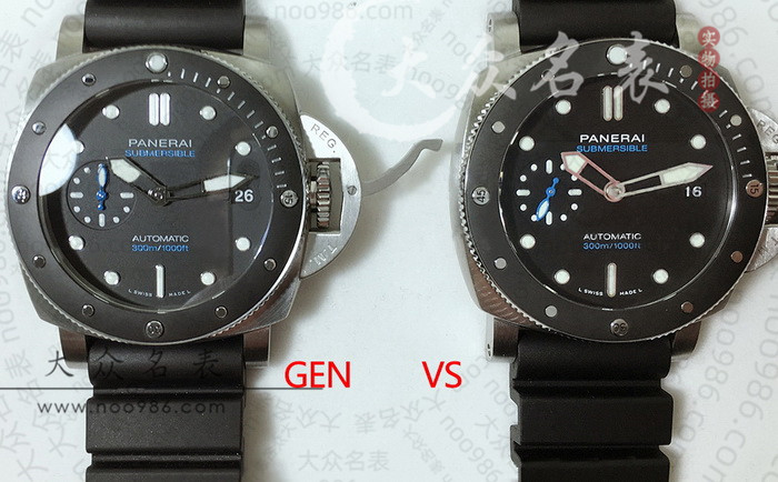 VS厂沛纳海手表对比正品有哪些破绽？ 第2张