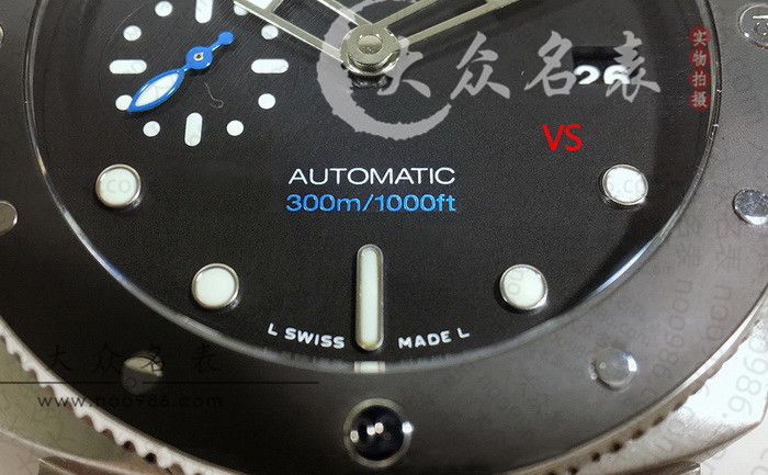 VS厂沛纳海手表对比正品有哪些破绽？ 第6张
