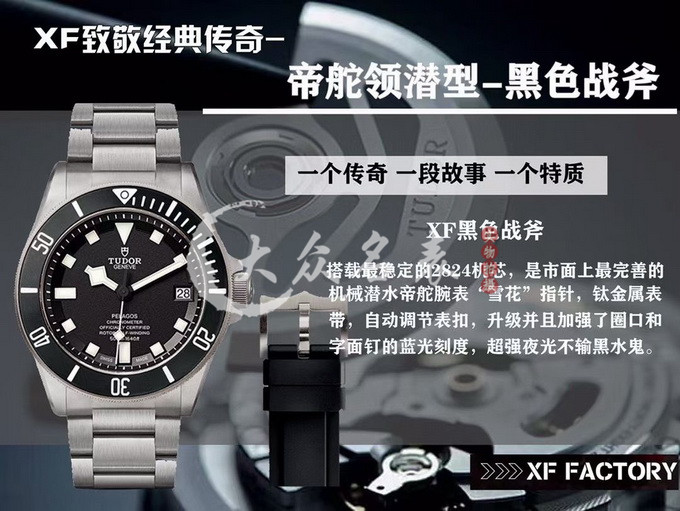 XF厂帝舵钛土豆25600腕表详细评测 第2张
