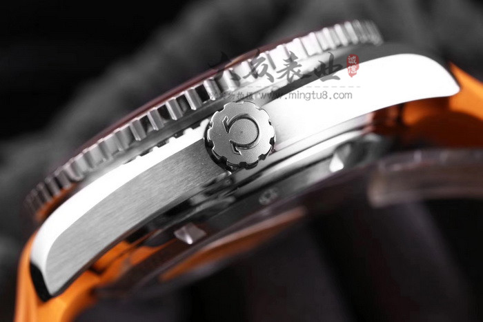 VS厂橙圈欧米茄海马600复刻表男士手表胶带款 第5张