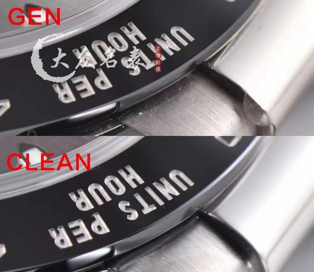 CLEAN厂C厂劳力士116519胶带灰迪（4130机芯迪通拿）和正品区别 第7张