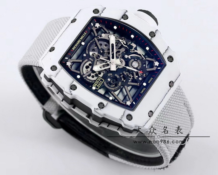 BBR厂复刻理查米尔RM35-02碳钎维（白）手表介绍 第1张