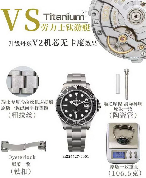 VS厂劳力士钛金属游艇新品发布3235机芯 第1张 VS厂劳力士钛金属游艇新品发布3235机芯 第1张