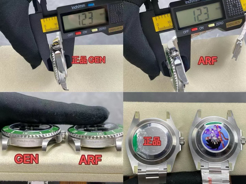 ARF厂劳力士绿水鬼126610对比VS厂做得怎么样？ 第4张