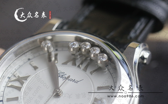YF厂萧邦快乐的钻石278559-3001腕表PK原装评测 第10张