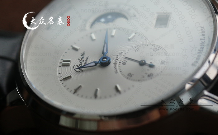 tz厂格拉苏蒂原‌创偏心‌月相1-90-02手表介绍 第13张