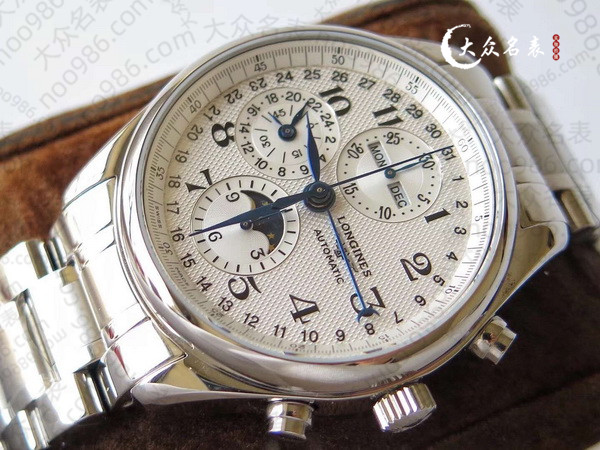 GS厂浪琴名匠月相八针手表真假对比评测 第4张